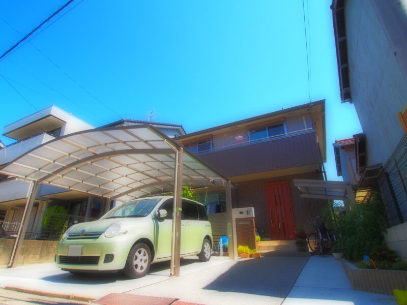邸宅との統一感を図ったアイディア満載の外構　愛知県名古屋市